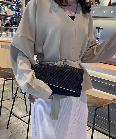 パーティーバッグ 結婚式 クラッチバッグ キラキラ フォーマルバッグ 二次会  2wayバッグエレガント お呼ばれバッグ黒 チェーンバッグ 小さめショルダーバッグ 86YWNY-001